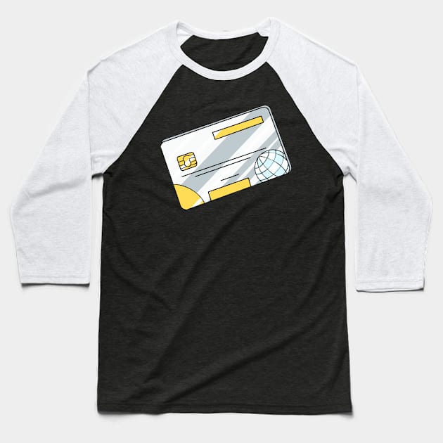 Credit Card Membership Card Baseball T-Shirt by fromherotozero